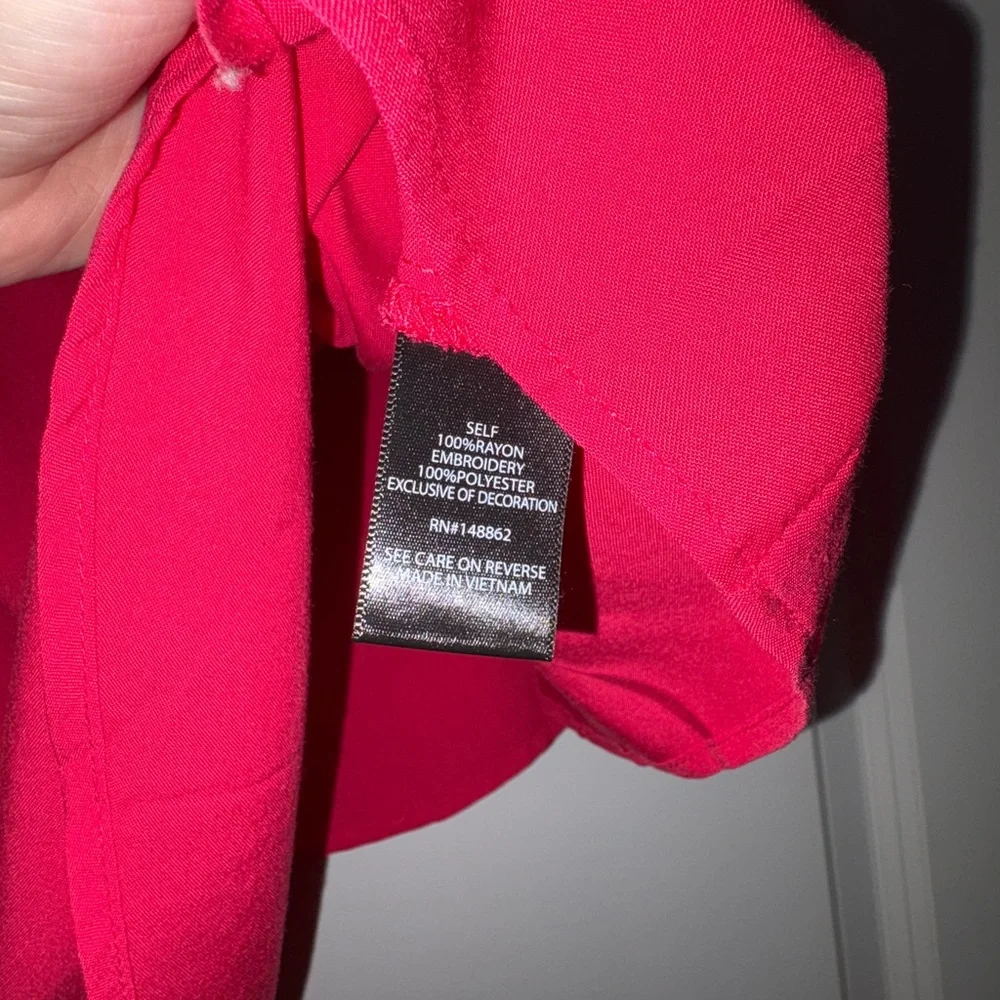 Torrid Challis Embroidered Cold Shoulder Top - Picture 5 of 5